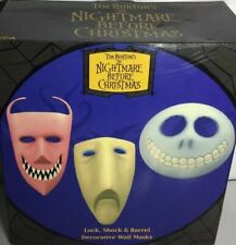 NBC Lock, Shock & Barrel Ceramic Masks 2003 Ltd Edition - New Open Box, RARE picture