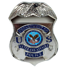 VA Veterans Affairs Administration lapel pin for Police Officer Detective BL6-01 picture