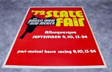 1972 New Mexico State Fair Poster Original  picture