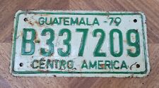 1979 Guatemala Centro America License Plate B-337209 picture