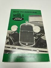 How to Restore the Model A Ford Floyd Clymer 1961 Auto Restoration Instruction picture