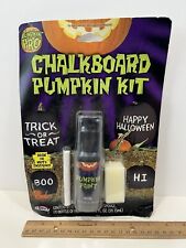 Halloween Pumpkin Jack O Lantern Chalkboard Paint Chalk Painting Set Kit  New picture