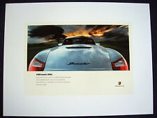 PORSCHE OFFICIAL ORIGINAL 986 BOXSTER SHOWROOM '1956 MEETS 2001' POSTER 1997 USA picture
