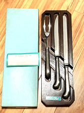 Vintage Washington Hanford Forge  3pc stainless steel Carving Set Knife & Fork picture