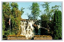Montello, WI Wisconsin, Downtown Water Spectacular Waterfall, Vintage Postcard  picture