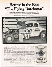 1962 Pennzoil Z-7 Motor Oil Billy Blum Flying Dutchman 1934 Chevy Vintage Ad picture