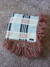 Vintage Antique Beacon Shawl Blanket With Fringe Camp Indian 1920s 1930s picture