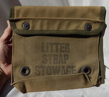 WW2 Army Air Force Douglas C-47 Transport Aircraft Litter Strap Storage Bag, NOS picture