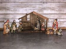 Beautiful 10 Piece Nativity Set Made In China wood manger picture