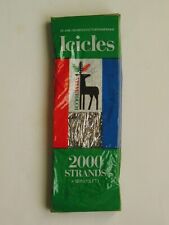 NIP Vintage Icicles Tinsel 2000 Strands 18 Inches Long picture