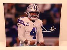 Dak Prescott Dallas Cowboys Signed Autographed Photo Authentic 8x10 picture