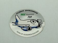 VINTAGE 737 BOEING AIRPLANE COMPANY COLLECTIBLE STICKER DECAL picture