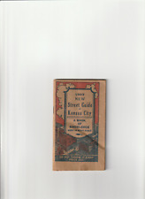 1937 NEW STREET GUIDE of KANSAS CITY, Mo A book of Knowledge & calendar picture
