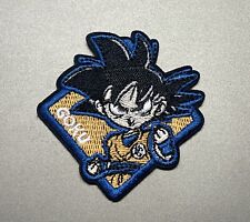 Dragon Ball Z Kid Goku Embroidered Iron On Patch 2.75x2.75 Inch picture