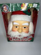 Santa Claus Greeter 1998 Gemmy North Pole sings mouth moves motion activated picture