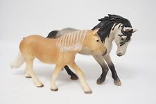 2 Schleich Horses Andalusian Stallion and Haflinger Mare picture