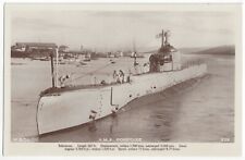 1940's WWII era Military Submarine - REAL PHOTO H.M.S. Porpoise, Royal Navy picture