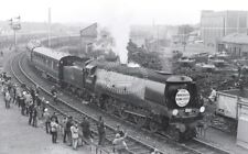 PHOTO BR British Railways Steam Locomotive Battle of Britian 34094 Doncaster1963 picture