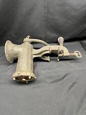 Vintage Enterprise Tinned NO.10 Cast Iron Meat Grinder Pre Owned  picture