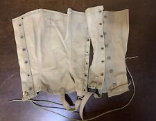 Inter-War period 1930s US Army spats leggings New minty NOS Boston Depot picture