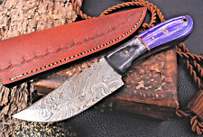 Custom Made Damascus Hunting Knife Survival  - Hand Forged Damascus Steel SR-45 picture