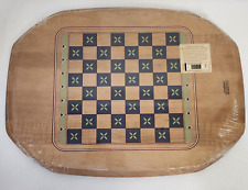Longaberger 2005 NIB All In One Game Basket Woodcrafts Lid #50322 TABLE TOP NEW picture