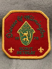 (QS-1)   Boy Scouts - Diocese of Wilmington Scout Retreat (1978) patch picture