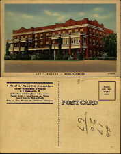Hotel Rusher Brinkley Arkansas AR linen 1940s picture