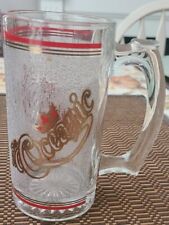 Oceanic - Cruise Line Vintage Textured Glass 12oz Collectible Mug.. Rare Find picture