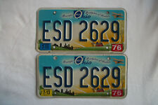 2011 OHIO LICENSE PLATE PAIR, BIRTHPLACE OF AVIATION. picture