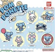 Pom Ponette Rubber Mascot Gacha All 8 Types Complete picture