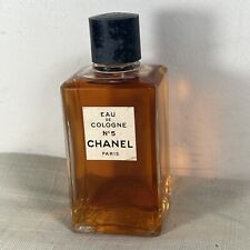 Vintage 60s-70s Chanel No 5 Eau de Cologne 7.5 Oz Bottle 99% Full picture