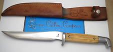 Antique Queen Cutlery Q STEEL #75 Fixed Blade Hunting Knife Scarce Pattern picture