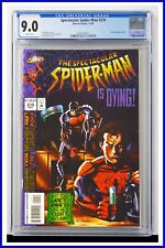Spectacular Spider-Man #219 CGC Graded 9.0 Marvel 1994 White Pages Comic Book. picture