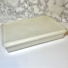 VTG Tupperware Large Snack N Stor Rectangle Container #290-3 W/ Lid #291-5 picture