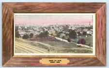 SIDNEY, OH Ohio ~Shelby County ~ BIRDS EYE VIEW of CITY c1910s Postcard picture