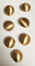 Vintage Le Chic NOS Metal Buttons Gold Matte Dome One Inch 1” Shank *READ* picture