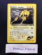 Pokemon Card Rocket's Zapdos 15/132 English Gym Challenge Holo Exc Condition picture