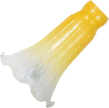 Yellow White Lily Glass Lamp Shade - LS19 picture