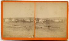 Hyde Park , Boston MA , Vintage Photo Stereoview by Barritt picture