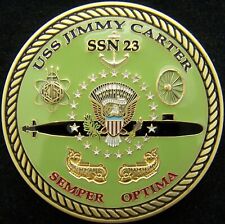 USS Jimmy Carter SSN 23 Navy Challenge Coin picture