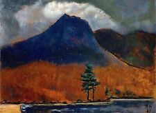 Dream-art Oil painting Marsden-Hartley-Mt.-Katahdin impression landscape canvas picture