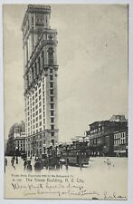 People, Transportation, The Times Building NYC New York NY Early 1900s Postcard picture