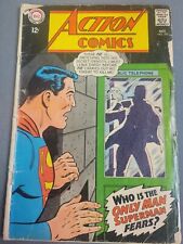 Action Comics #355 (Oct 1967, DC) Who is the Only Man Superman Fears? GD/VG picture