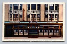New York City NY, Rigg's Restaurant Entrance c1910, Vintage Postcard picture