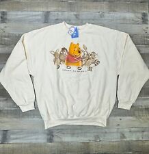The Disney Store Sweatshirt Womens Extra Large Beige Winnie The Pooh And Friends picture