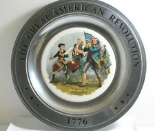 THE SPIRIT OF ’76 THE GREAT AMERICAN REVOLUTION 1776 WALL HANGING PLATE/PLAQUE picture