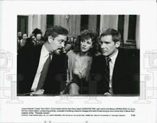 1990 Press Photo Raul Julia, Harrison Ford, Bonnie Bedelia 
