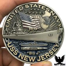 USS New Jersey BB-62 Battleship Warships of World War 2 Collectible Coin picture