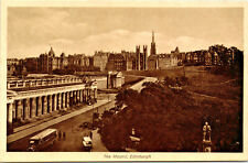 Vintage RPPC Postcard The Mound Edinburgh Scotland United Kingdom unposted picture